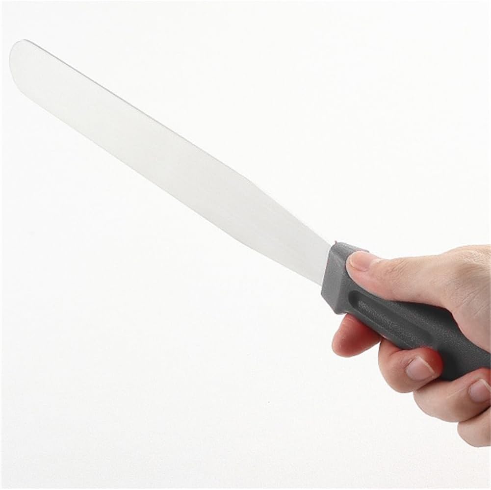 Straight Icing Spatula, 10-Inch Blade, 14.5-Inch Overall, Silver