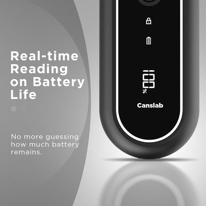 Turbo Rechargeable Can Opener - Professional Grade Blade, Auto-Stop, LED Battery Life Display, Wall-mountable, Side Cut Electric Can Opener for Smooth Edge, Hands-free Operation,USB-C Charging