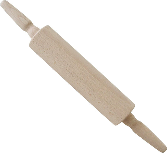 Brown Rolling Pin Durable Wooden Rolling Pin Metal Axle Wood Colour