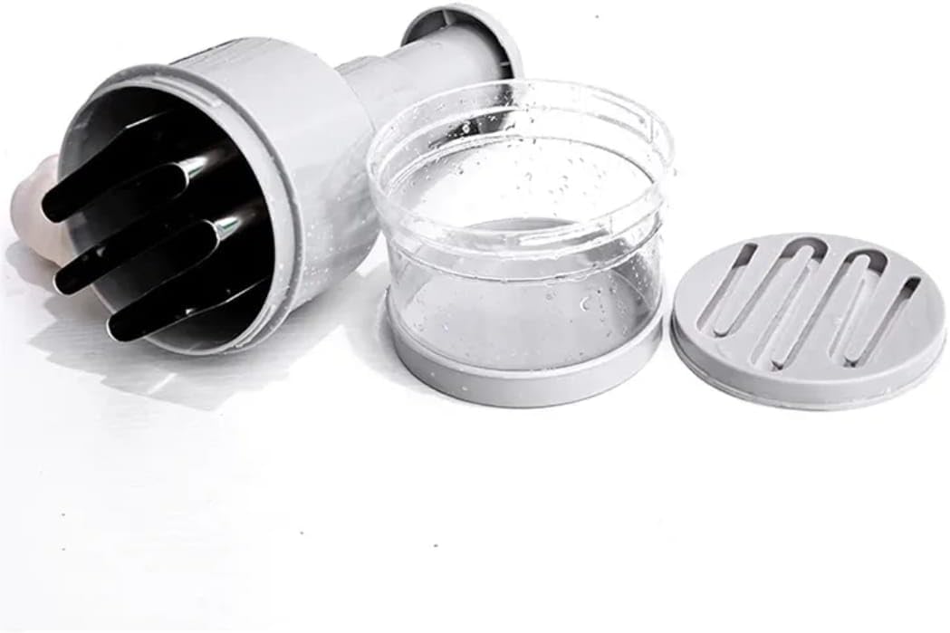 Manual Vegetable & Food Chopper – Handheld Onion, Garlic, Nut & Veggie Cutter, Easy Push-Press, Dishwasher Safe, White