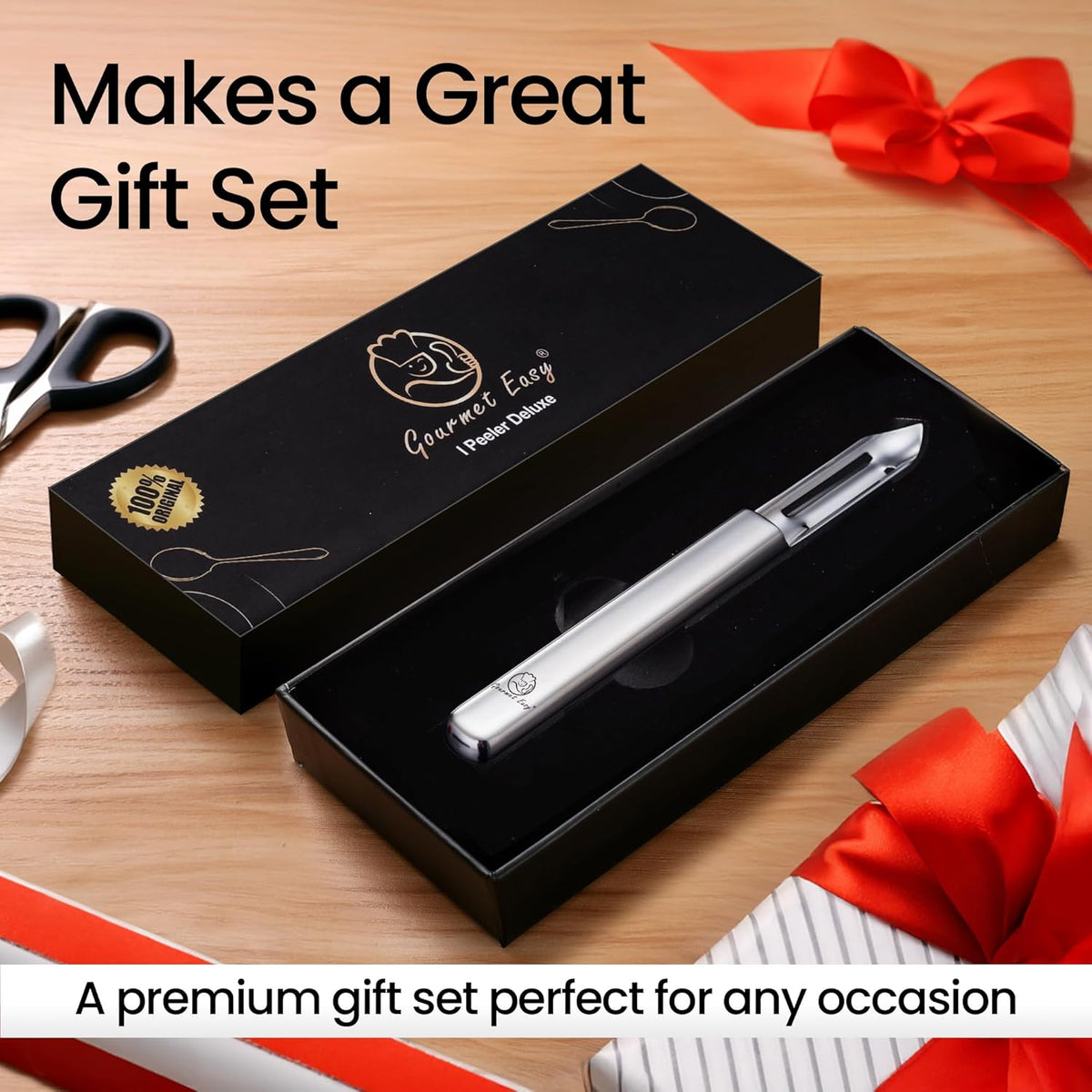 Vegetable Peeler, Ultra Sharp Blades, Stainless Steel I Peeler