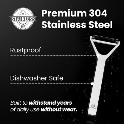 Vegetable Peeler, Ultra Sharp Blades, Stainless Steel I Peeler
