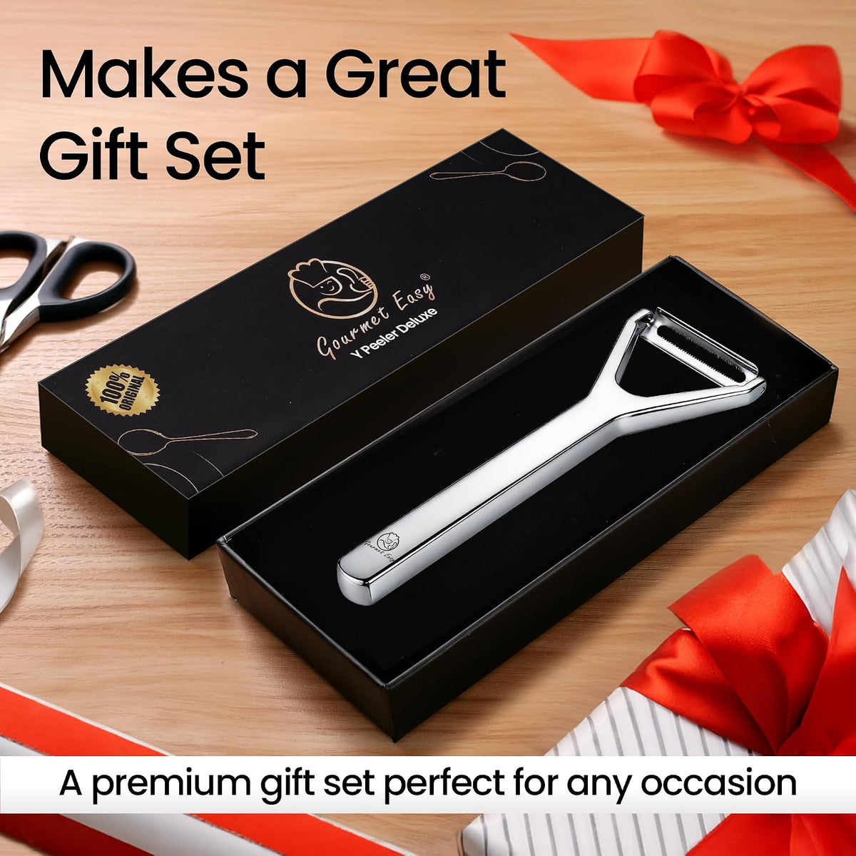 Vegetable Peeler, Ultra Sharp Blades, Stainless Steel I Peeler