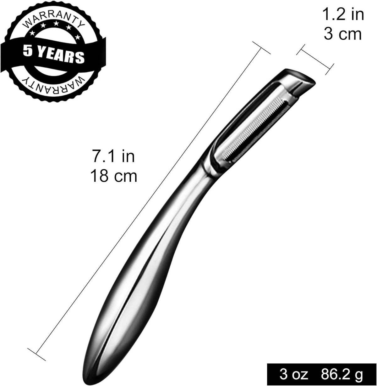 Vegetable Peeler, Ultra Sharp Blades, Stainless Steel I Peeler