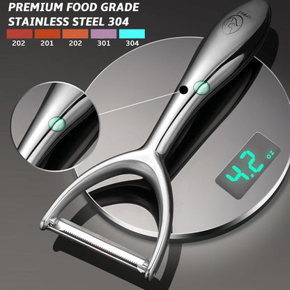 Vegetable Peeler, Ultra Sharp Blades, Stainless Steel I Peeler