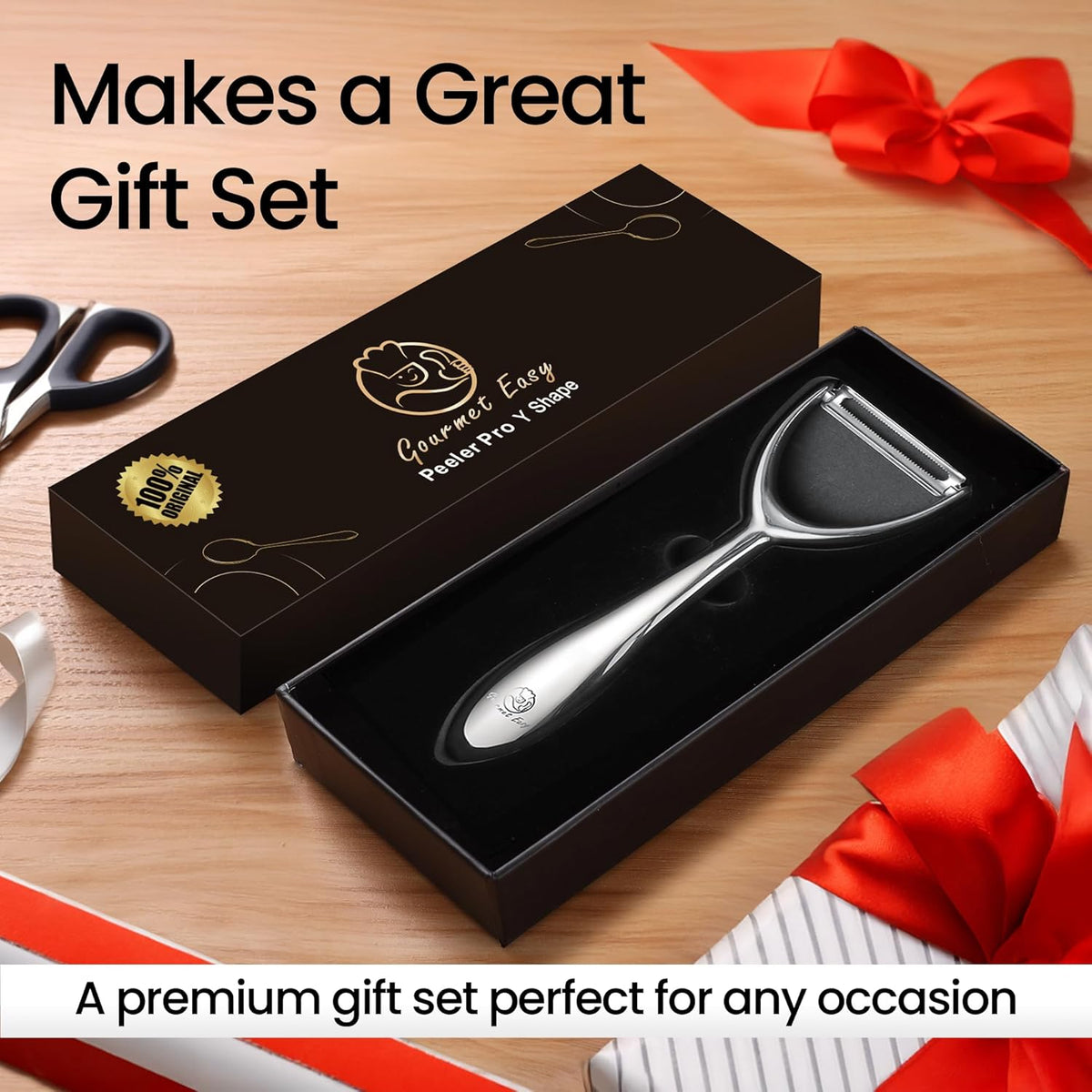 Vegetable Peeler, Ultra Sharp Blades, Stainless Steel I Peeler