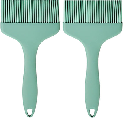 Basting Brush Silicone Pastry Baking Brushes Large Grill BBQ Sauce Marinade Meat Glazing Oil Brush Heat Resistant, Kitchen Cooking Baste Pastries Cakes Desserts, Dishwasher Safe 2Pack (2)