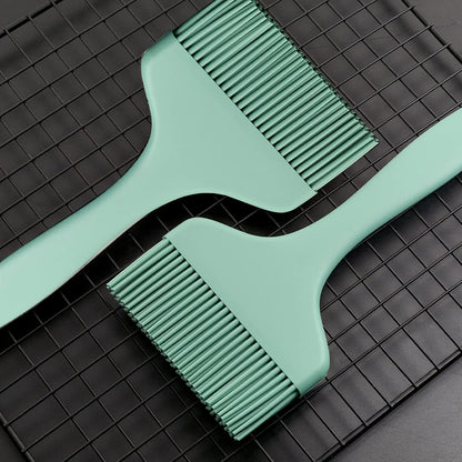 Basting Brush Silicone Pastry Baking Brushes Large Grill BBQ Sauce Marinade Meat Glazing Oil Brush Heat Resistant, Kitchen Cooking Baste Pastries Cakes Desserts, Dishwasher Safe 2Pack (2)