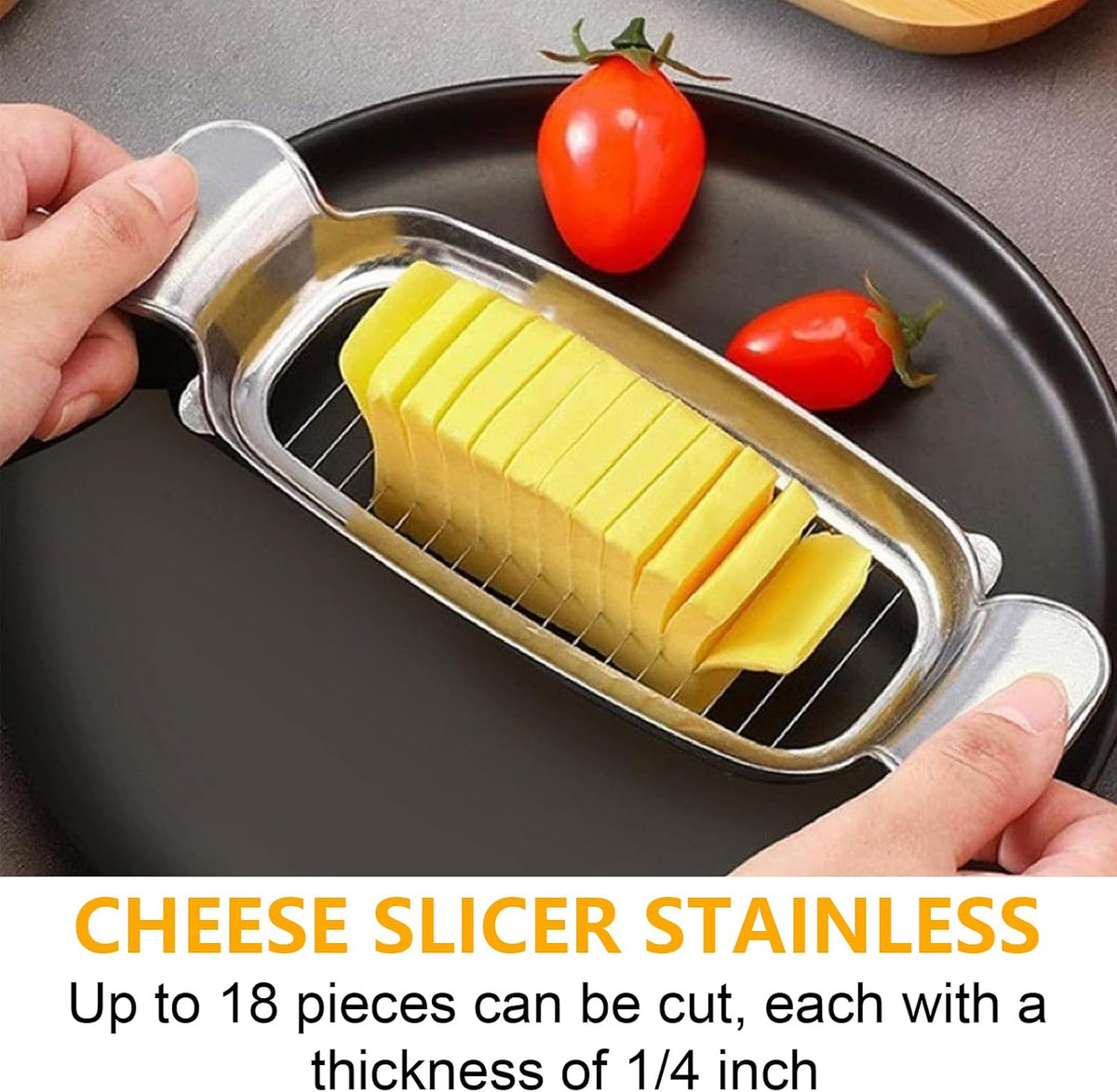Butter Slicer Cutter Stainless Steel Multipurpose Cheese Slicer for Block Cheeses and Butter Gadgets Accessories