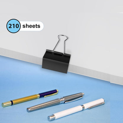 Extra Large Binder Clips 2 inch, (40 Pcs) Big Paper Clips for Office Supplies