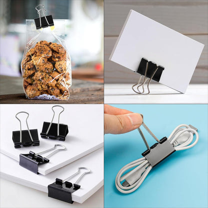 Extra Large Binder Clips 2 inch, (40 Pcs) Big Paper Clips for Office Supplies