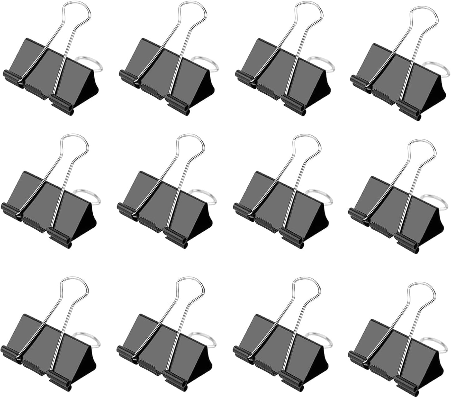Extra Large Binder Clips 2 inch, (40 Pcs) Big Paper Clips for Office Supplies