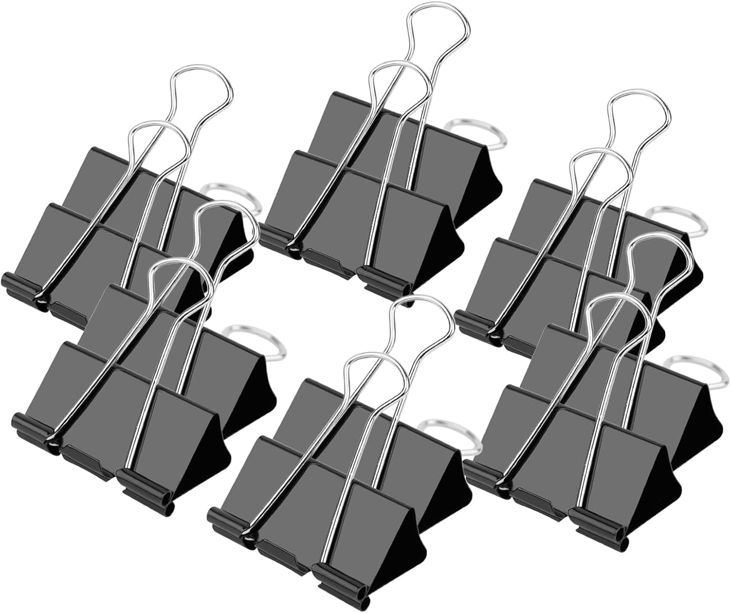 Extra Large Binder Clips 2 inch, (40 Pcs) Big Paper Clips for Office Supplies
