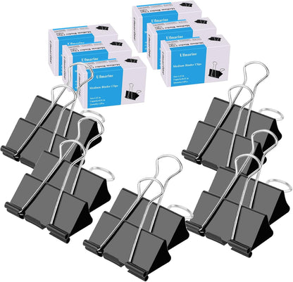 Extra Large Binder Clips 2 inch, (40 Pcs) Big Paper Clips for Office Supplies
