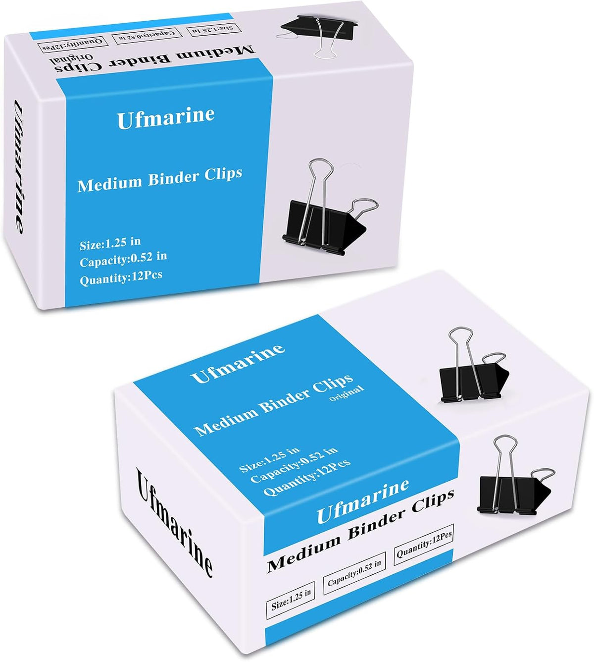 Extra Large Binder Clips 2 inch, (40 Pcs) Big Paper Clips for Office Supplies