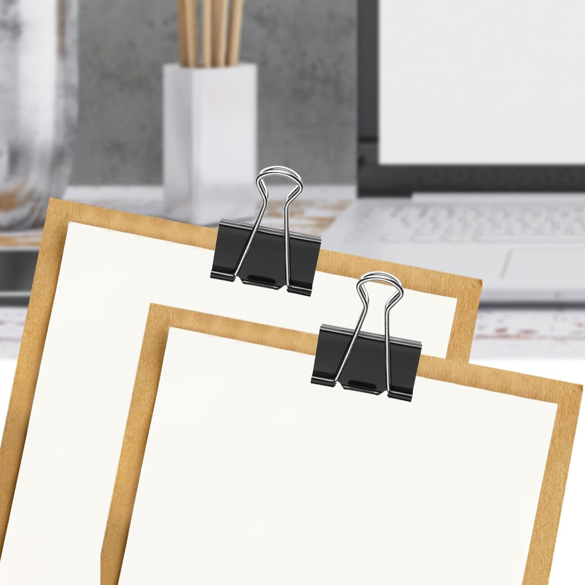 Extra Large Binder Clips 2 inch, (40 Pcs) Big Paper Clips for Office Supplies