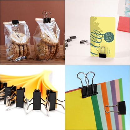 Extra Large Binder Clips 2 inch, (40 Pcs) Big Paper Clips for Office Supplies