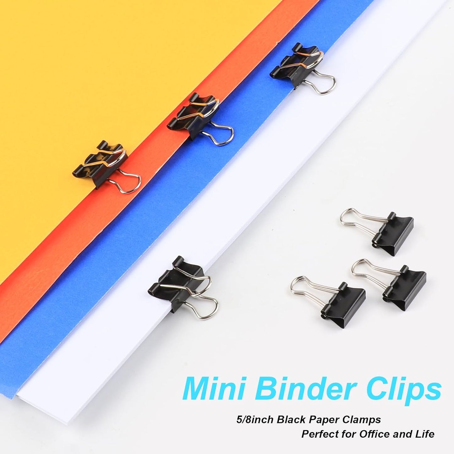 Extra Large Binder Clips 2 inch, (40 Pcs) Big Paper Clips for Office Supplies