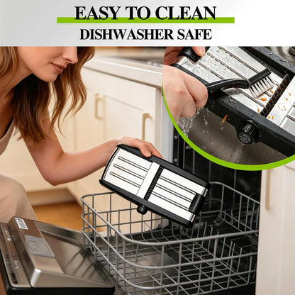 Mandoline Slicer for Kitchen, Adjustable Stainless Steel Food Slicer