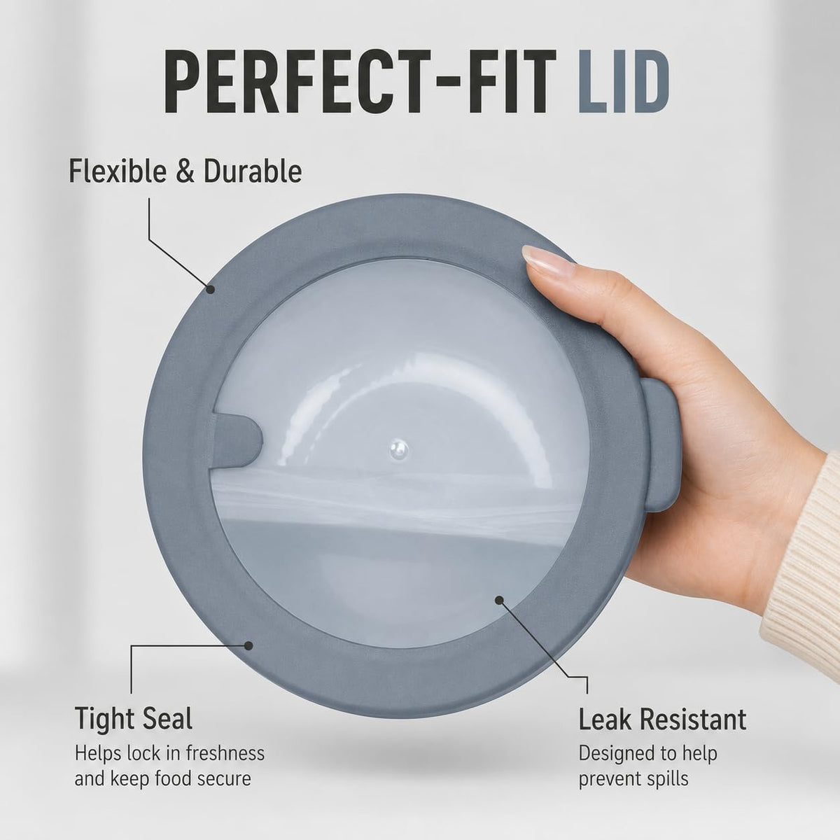 Mixing Bowls with Lids, 8-Piece Airtight Leak-Proof Nesting BPA-Free Prep Bowl Set for Kitchen & Food Storage, Large 4200ml Capacity, Microwave & Dishwasher Safe