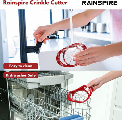 4.2" Upgrade Apple Slicer and Corer Ultra Sharp Blade Apple Cutter Red