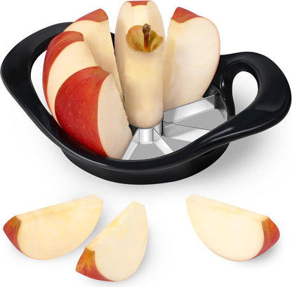 4.2" Upgrade Apple Slicer and Corer Ultra Sharp Blade Apple Cutter Red