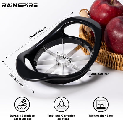4.2" Upgrade Apple Slicer and Corer Ultra Sharp Blade Apple Cutter Red
