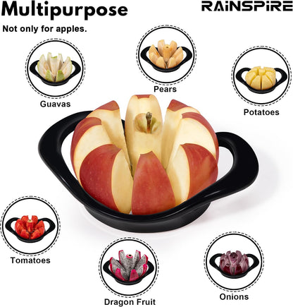 4.2" Upgrade Apple Slicer and Corer Ultra Sharp Blade Apple Cutter Red