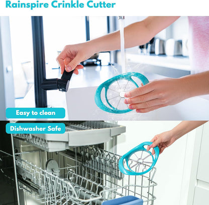 4.2" Upgrade Apple Slicer and Corer Ultra Sharp Blade Apple Cutter Red