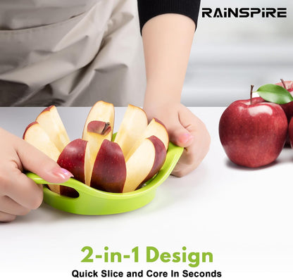 4.2" Upgrade Apple Slicer and Corer Ultra Sharp Blade Apple Cutter Red