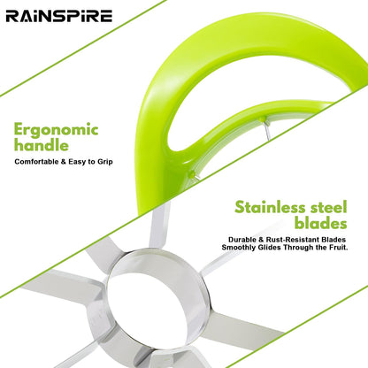 4.2" Upgrade Apple Slicer and Corer Ultra Sharp Blade Apple Cutter Red