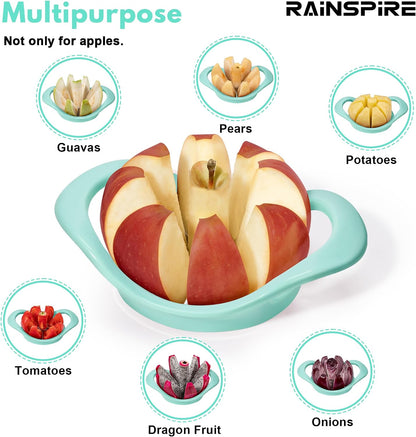 4.2" Upgrade Apple Slicer and Corer Ultra Sharp Blade Apple Cutter Red