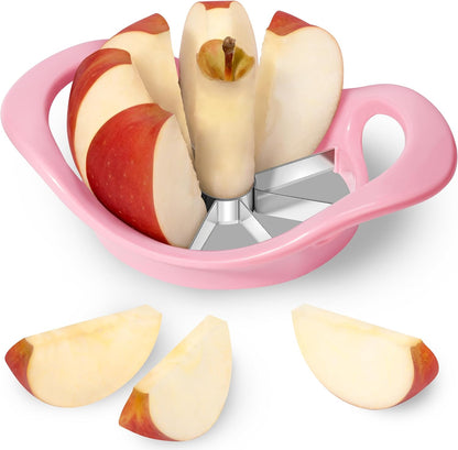 4.2" Upgrade Apple Slicer and Corer Ultra Sharp Blade Apple Cutter Red