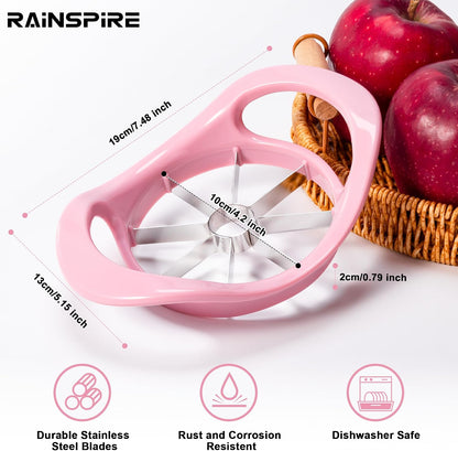 4.2" Upgrade Apple Slicer and Corer Ultra Sharp Blade Apple Cutter Red