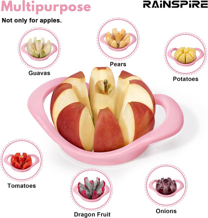 4.2" Upgrade Apple Slicer and Corer Ultra Sharp Blade Apple Cutter Red