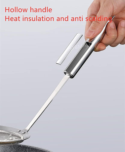Skimmer Spoon, Stainless Steel Spider Strainer Skimmer Spoon Grease Fine Mesh Strainer Skimmers Spoons for Cooking Frying Skimming Grease, Foam and Gravy