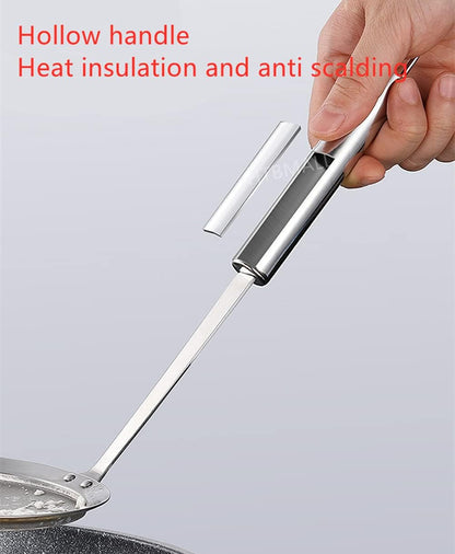 Skimmer Spoon, Stainless Steel Spider Strainer Skimmer Spoon Grease Fine Mesh Strainer Skimmers Spoons for Cooking Frying Skimming Grease, Foam and Gravy