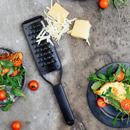 Kitchen Zester Grater with a Stainless-Steel Blade - Made in USA, for citrus, parmesan, ginger, chocolate & nutmeg from the Black Sheep Series