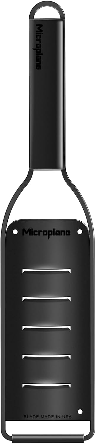 Kitchen Zester Grater with a Stainless-Steel Blade - Made in USA, for citrus, parmesan, ginger, chocolate & nutmeg from the Black Sheep Series