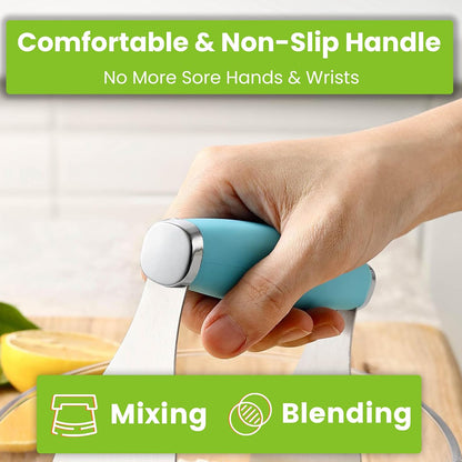 XL Pastry Blender, Durable Dough Blender For Baking - Black