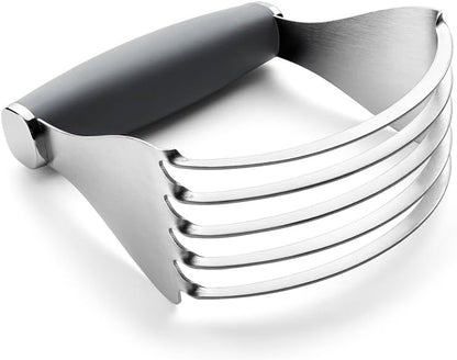 XL Pastry Blender, Durable Dough Blender For Baking - Black