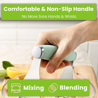 XL Pastry Blender, Durable Dough Blender For Baking - Black