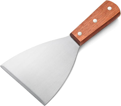 Stainless Steel Slant Edge Grill Scraper