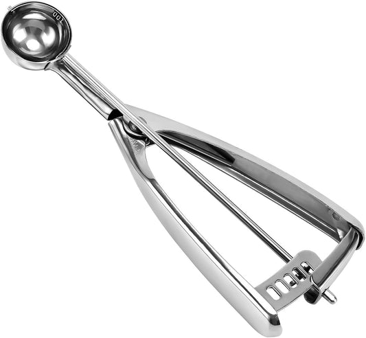 2 teaspoon Cookie Scoop, Size #100/2 tsp, Melon Baller Scoop, 1.18 inch/ 30 MM Ball, 18/8 Stainless Steel Mini Ice Cream Scoop, Secondary Polishing