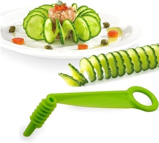 Spiral Slicer 2-Pack, Manual Vegetable Cutter for Zucchini Noodles