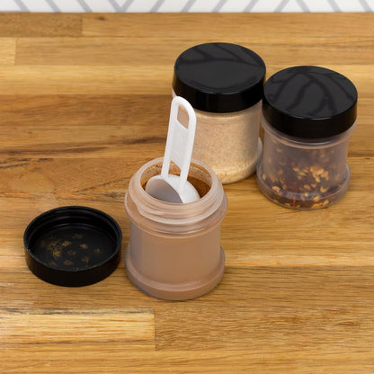 Bulk Pack of Teaspoon Measuring Spoons (24-Pack); 5 ml / 5 cc Scoops Which Fit Inside a Spice Bottle