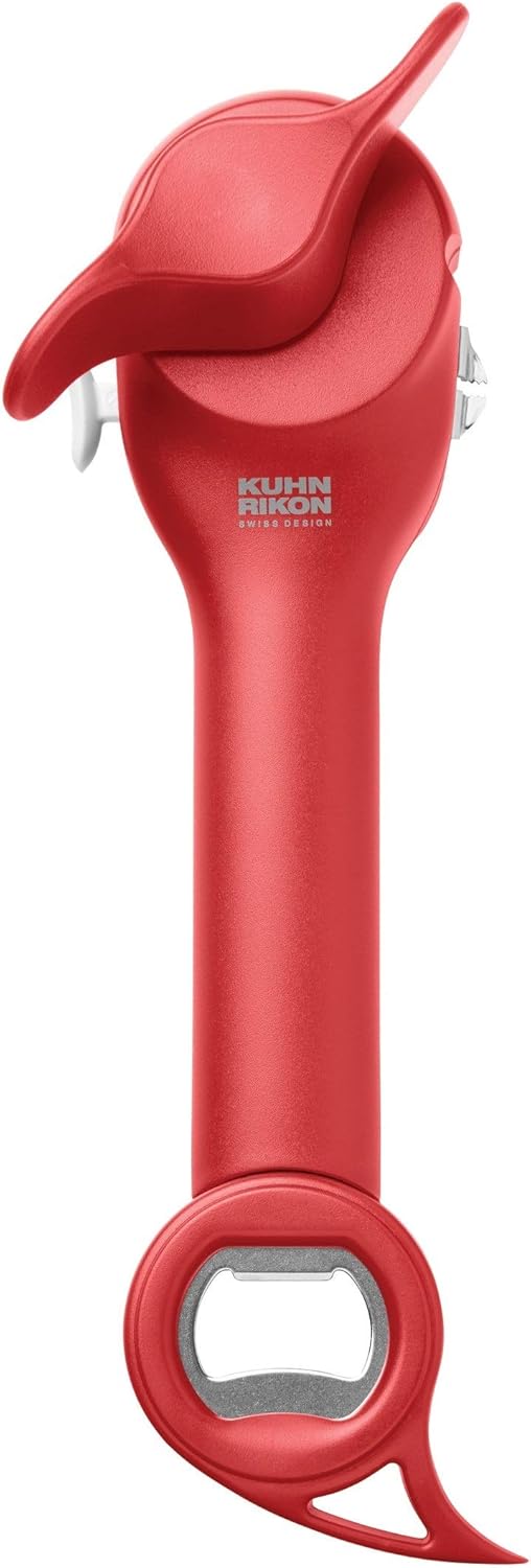 Auto Safety Master Opener for Cans, Bottles and Jars, 9 x 2.75 inches, Red