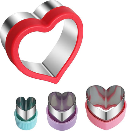 Round Cookie Cutter Set – 4 Different Sizes of Stainless Steel Biscuit Cutters for Baking, Donut, English Muffin, and More
