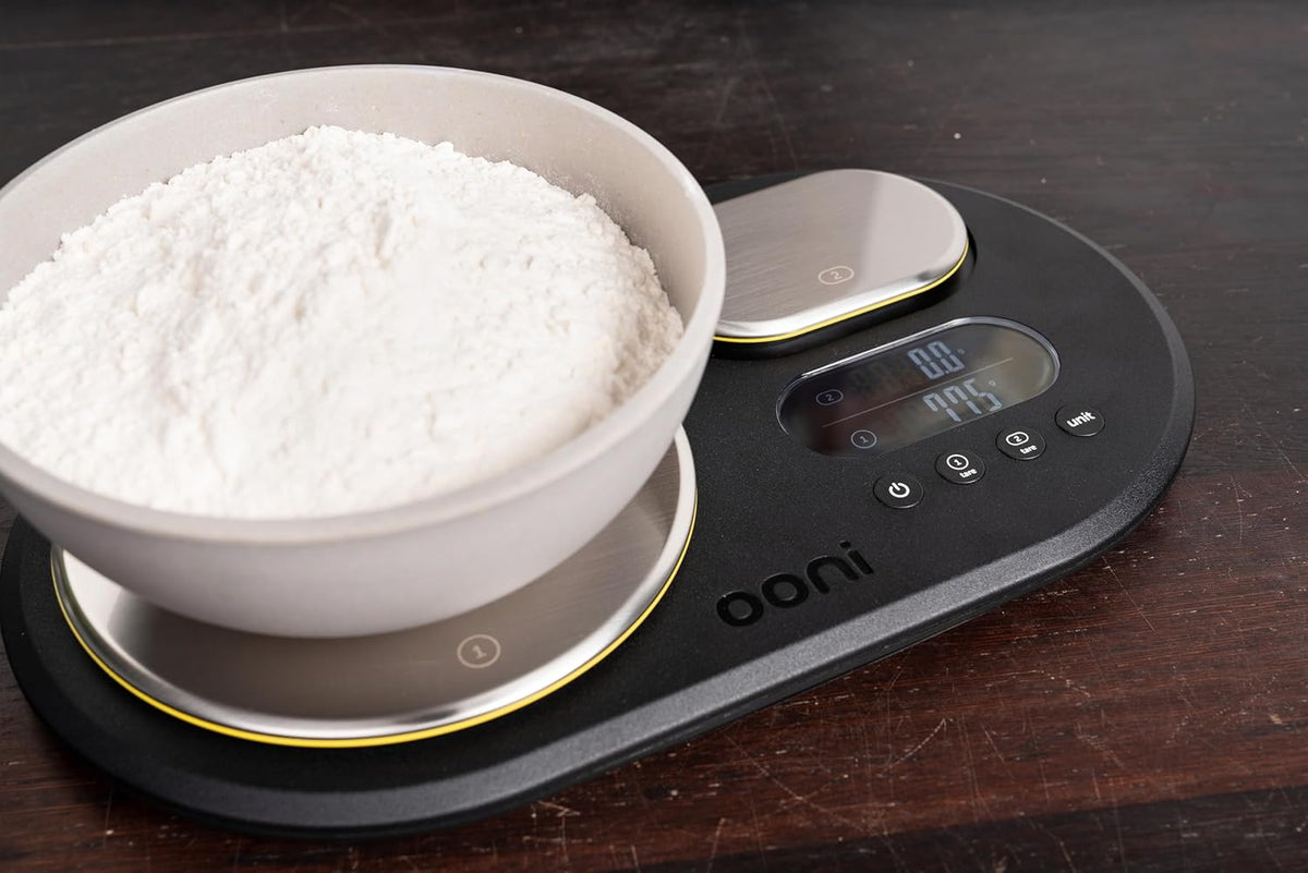 Dual Platform Digital Scales - Digital Baking Cooking Scales - Digital Kitchen Food Scales - LCD Display with Batteries - Pizza Oven Accessories