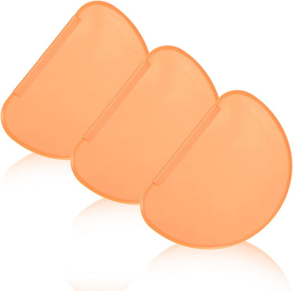 3PCS Dough Scraper Set, Plastic Flexible Bread Dough Scraper Tool
